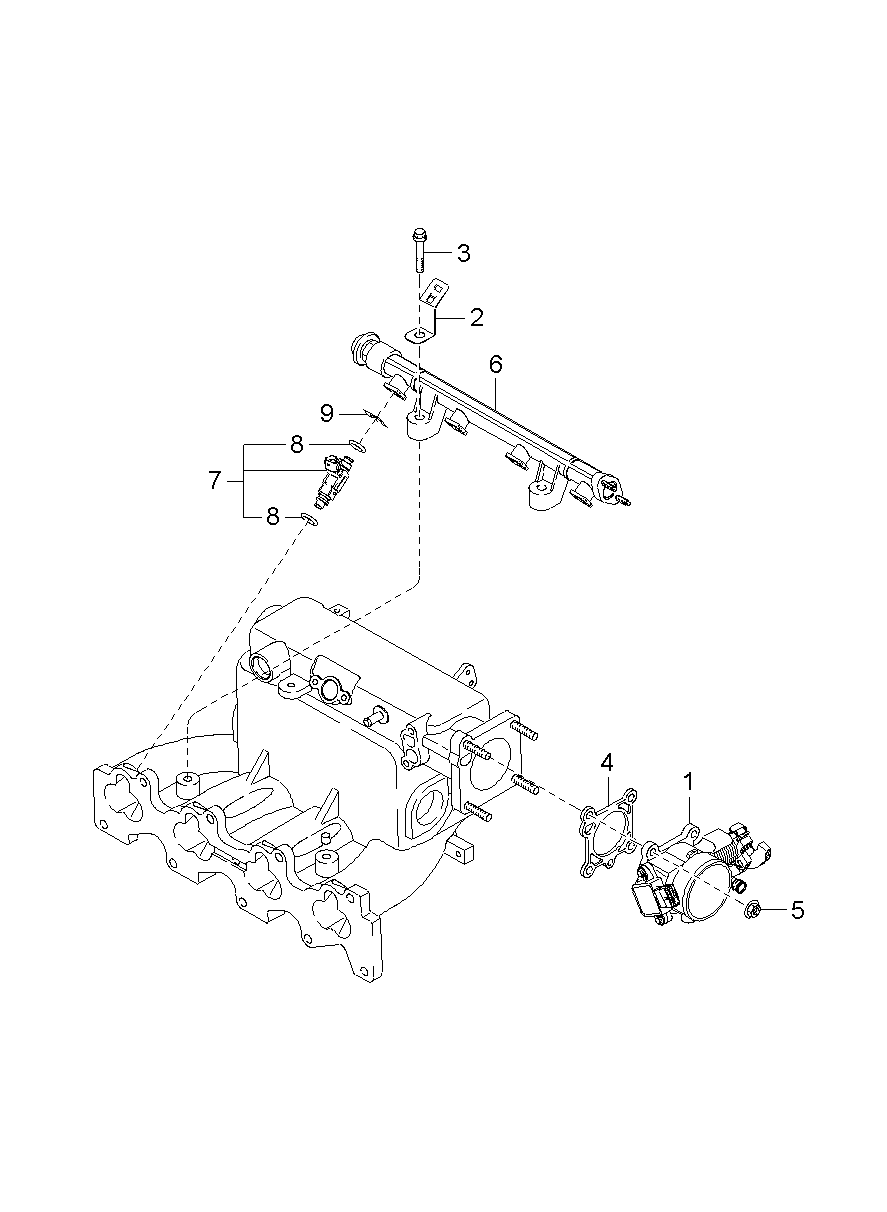 Kia Hyundai 3510123700 GASKET-THROTTLE BODY