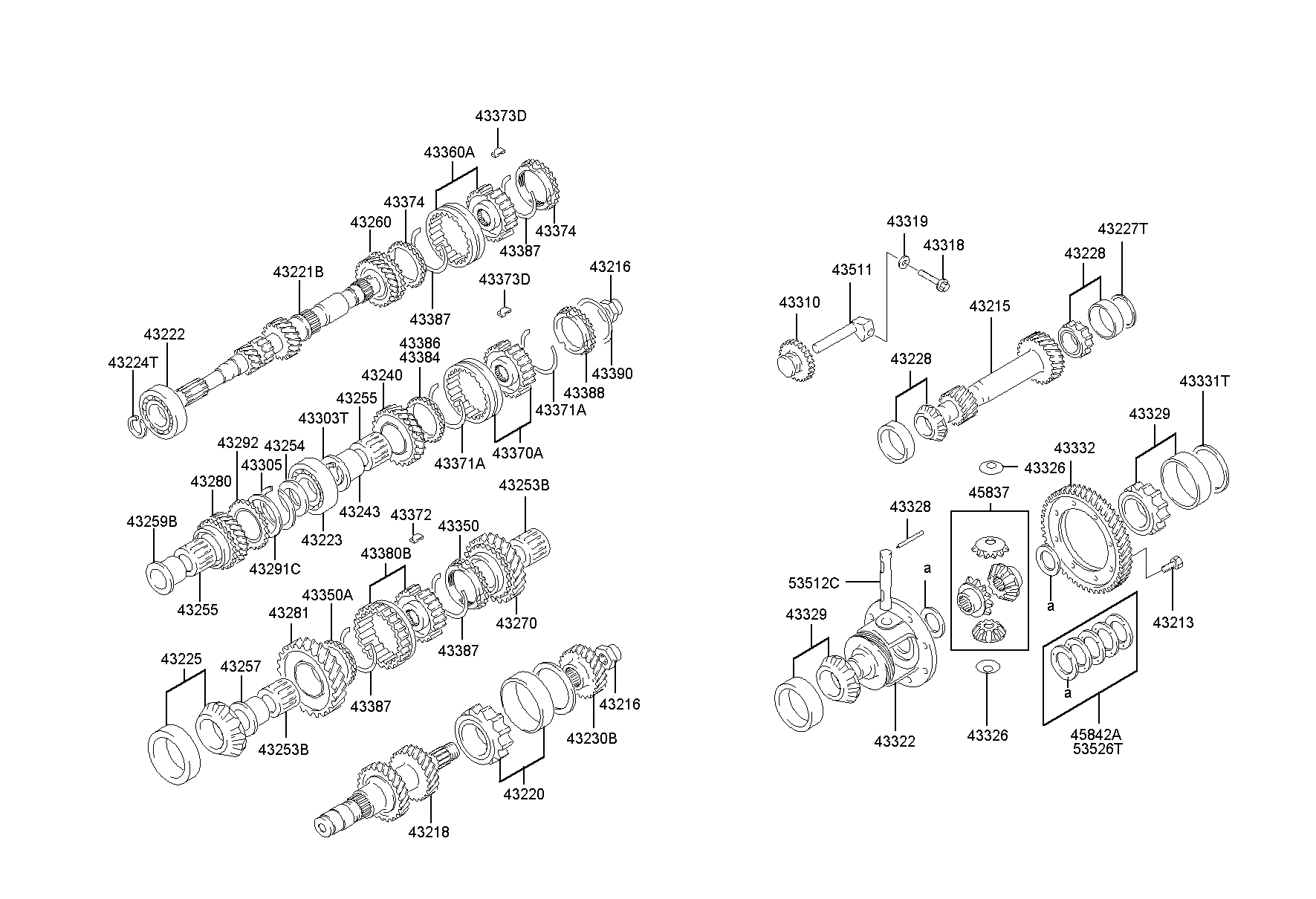 Kia Hyundai 4338434002 RING-SYNCHRONIZER