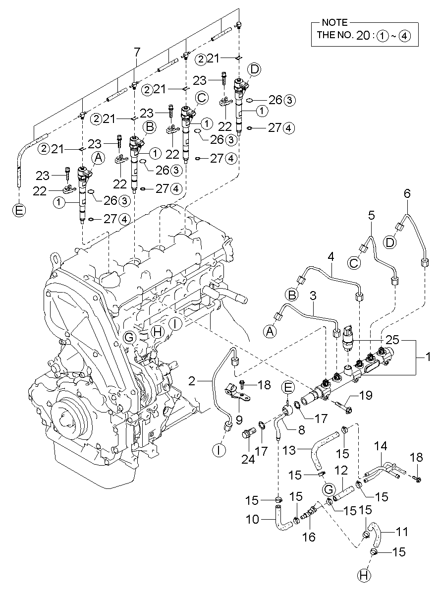 BOLT ASSY-INJECTOR CLAMP