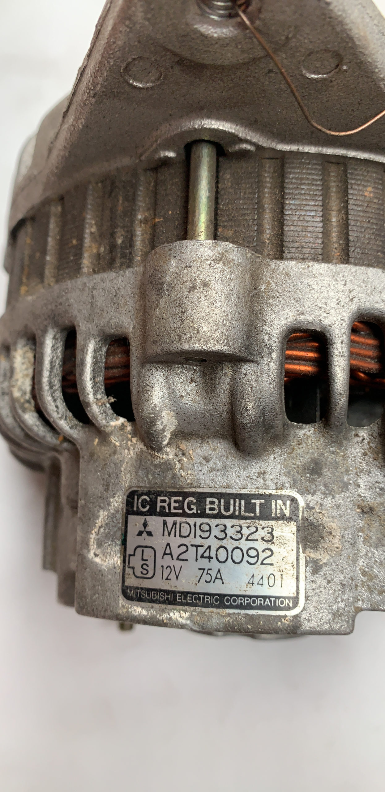 Alternator Dynamo lichtmaschine Mitsubishi A2T40092 - Afbeelding 2