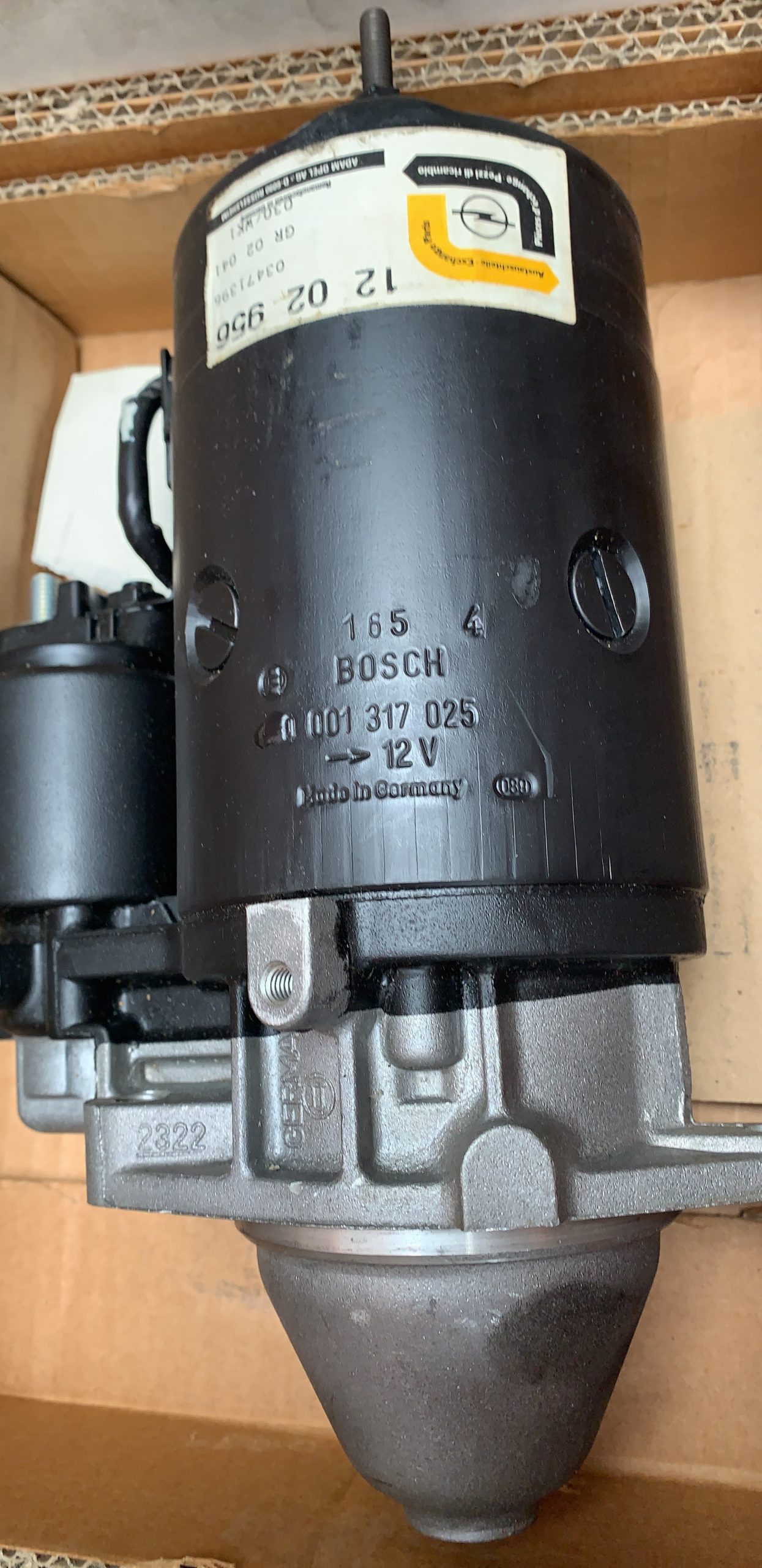 Startmotor Bosch 1202956 0001317025 0001317013 0001317022 - nieuw - Afbeelding 3