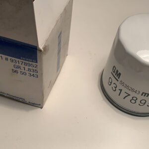 Oil filter 5650343 93178952 (b22)