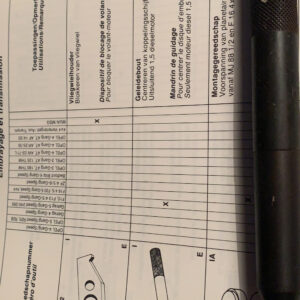 Km-659-a geleidebout koppelingsschijf 1.5 diesel
