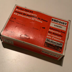 Brakepads ford fiesta ebd3187 5018897 (b29)